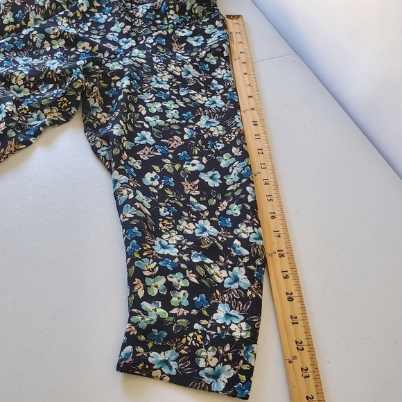 J. Jill Layered Floral Tunic Size 2X Long Sleeve Button-up Relaxed Shirt Fall - Picture 10 of 14